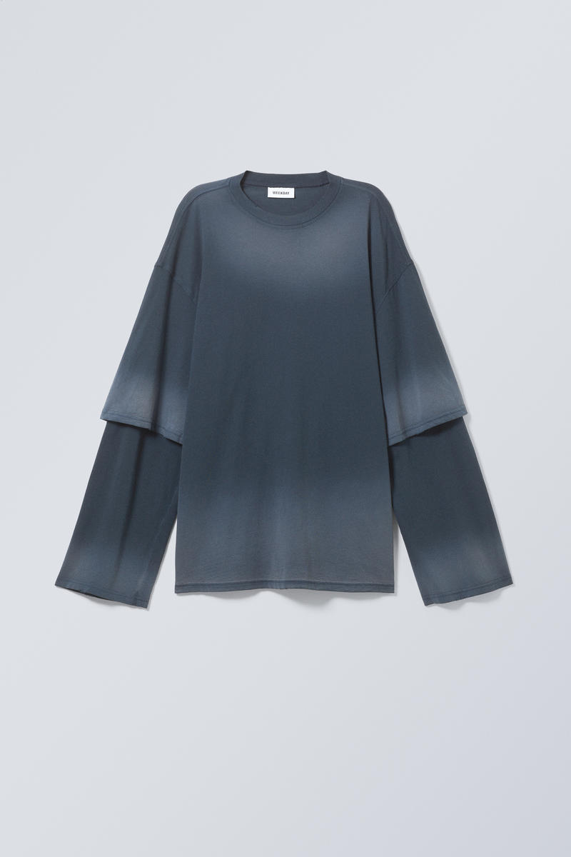 Oversized Double Dyed Longsleeve Top Oversized Double Dyed Longsleeve Top von Weekday