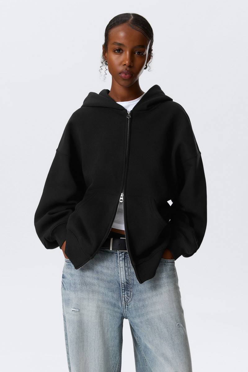 Oversized Heavyweight Zip Hoodie von Weekday