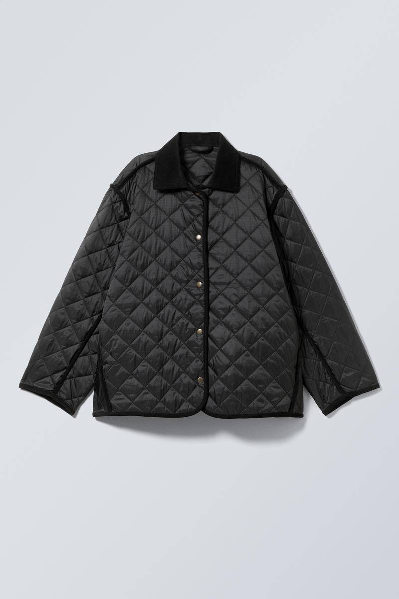 Oversized Quilted Liner Jacket von Weekday
