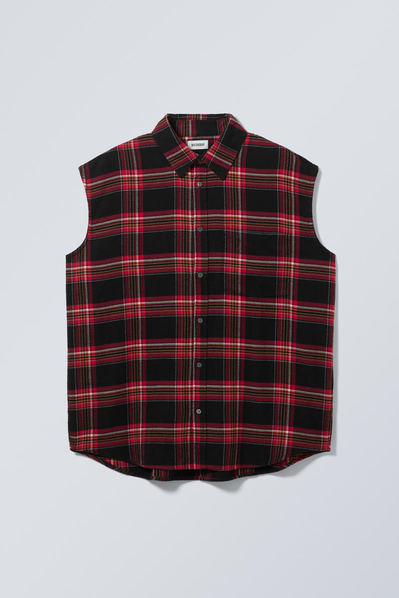 Oversized Sleeveless Shirt von Weekday