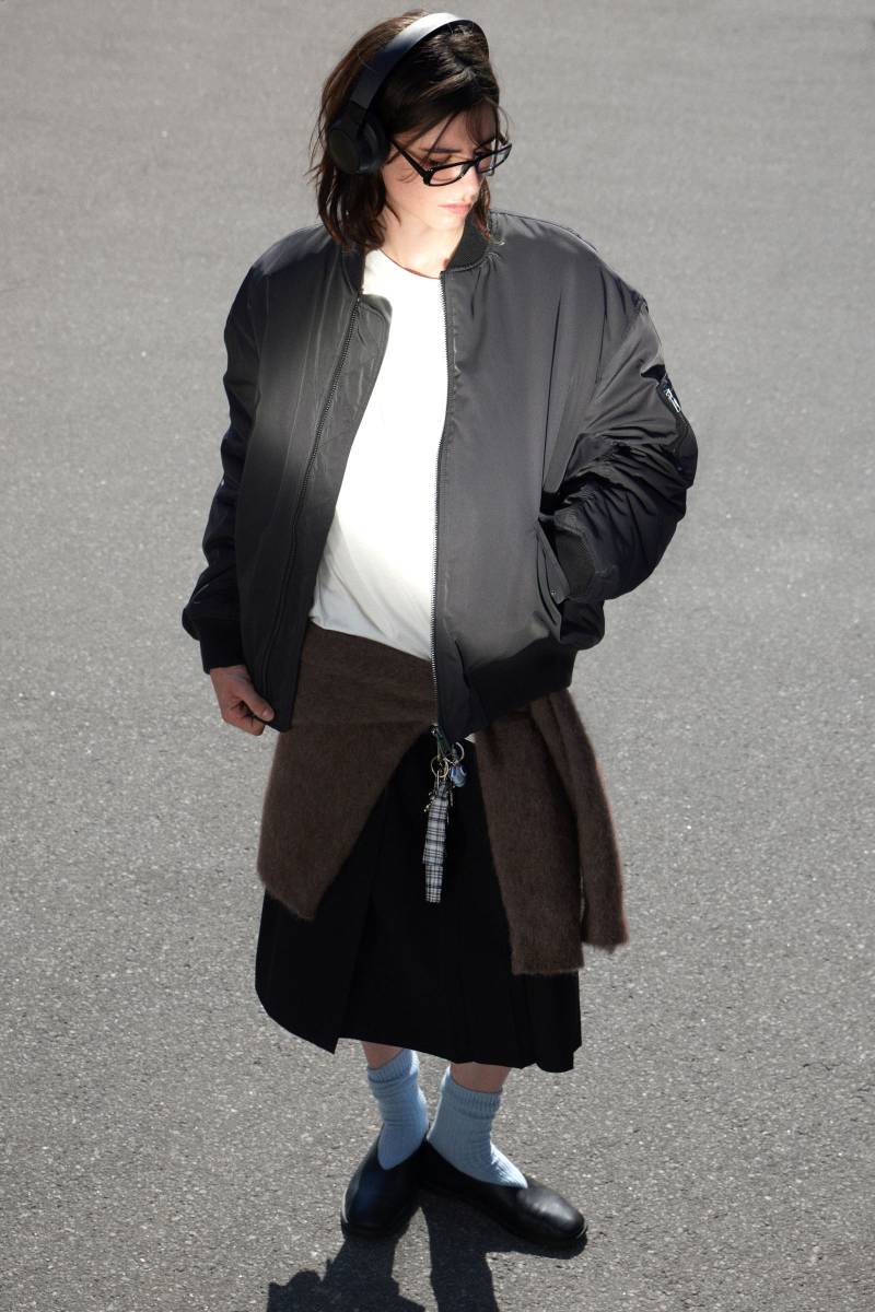 Oversized Twill Bomber Jacket von Weekday