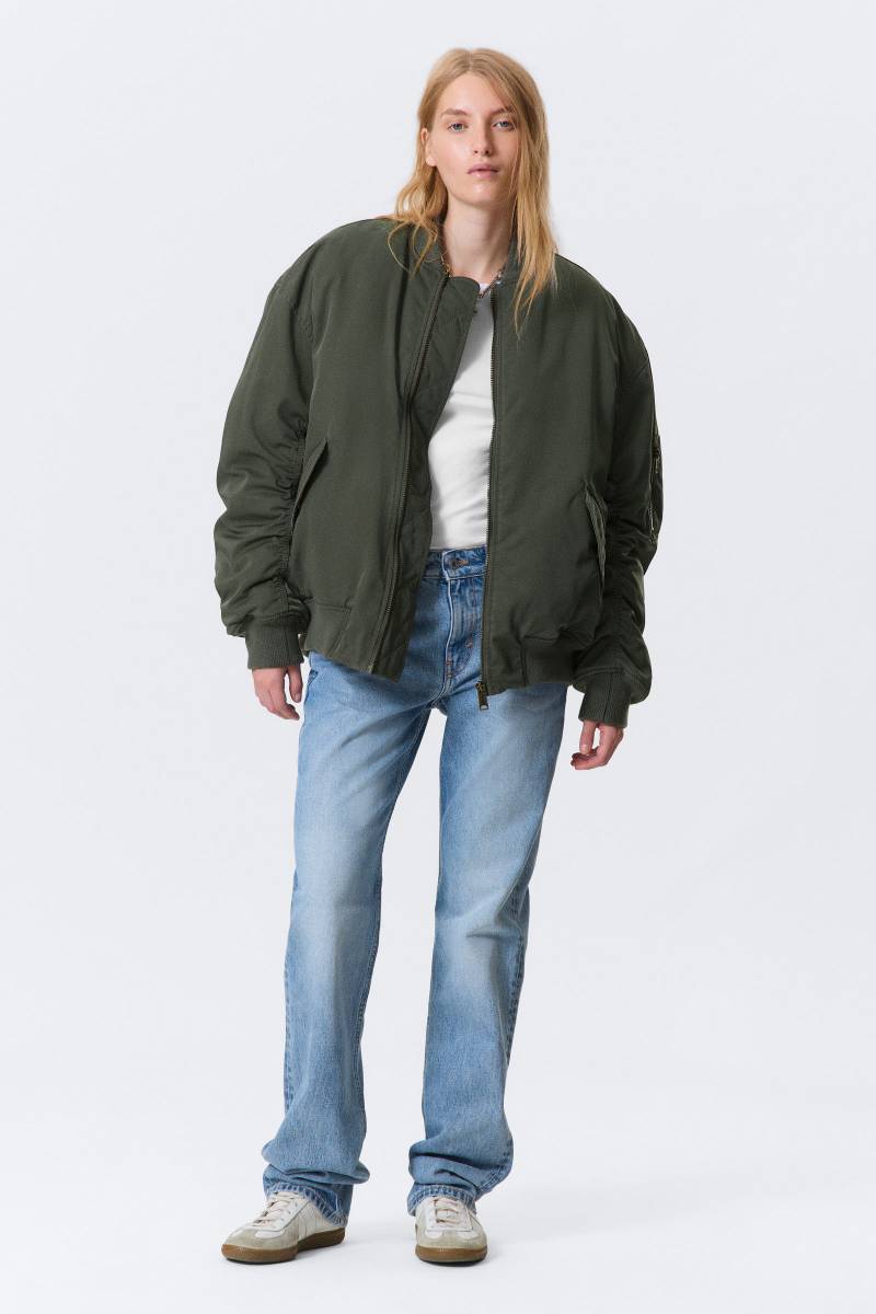 Oversized Twill Bomber Jacket von Weekday