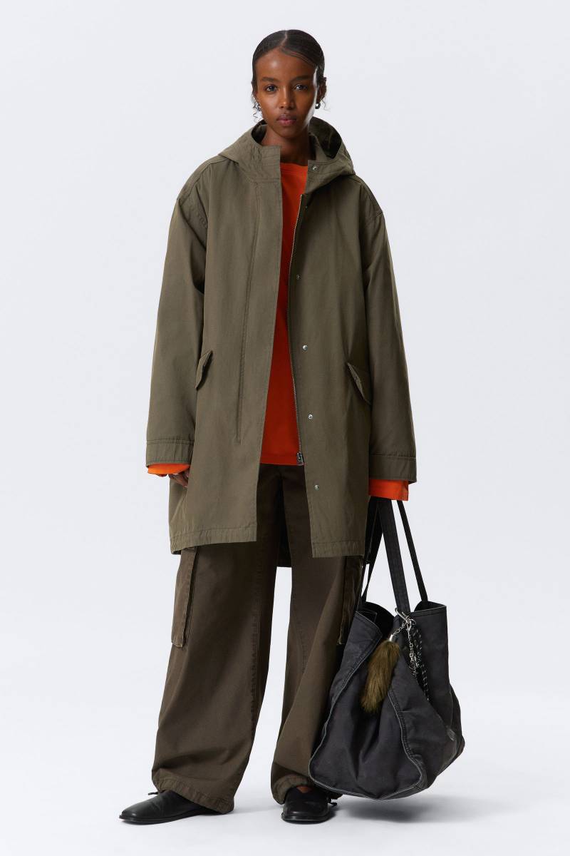 Oversized parka with detachable lining Oversized parka with detachable lining von Weekday