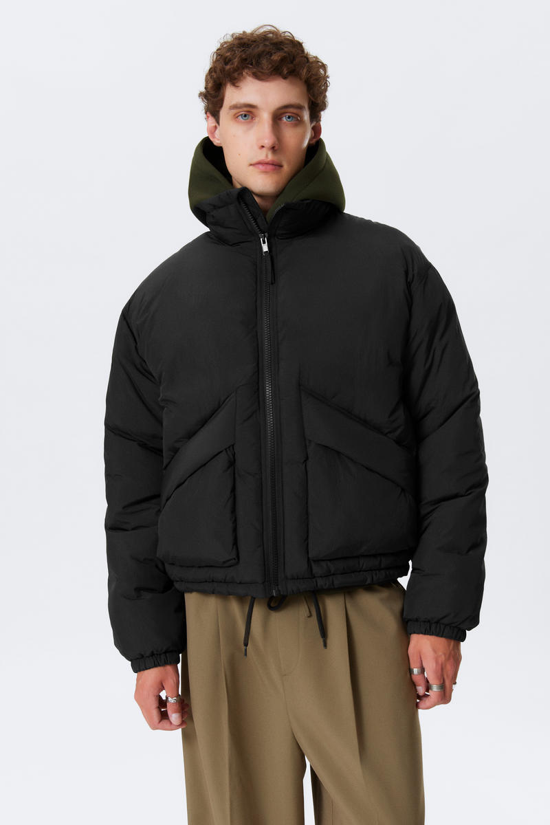 Padded Drawstring Nylon Jacket von Weekday