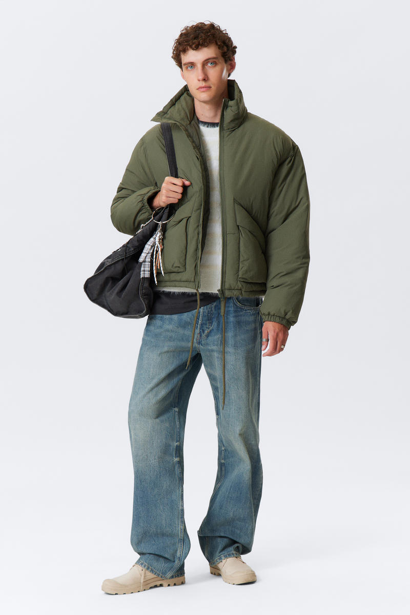 Padded Drawstring Nylon Jacket von Weekday