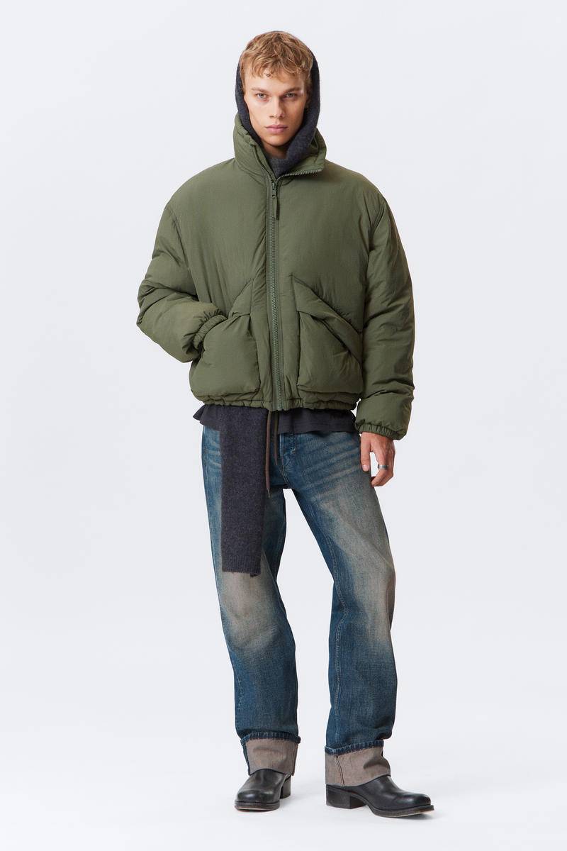Drawstring Nylon Puffer Jacket von Weekday