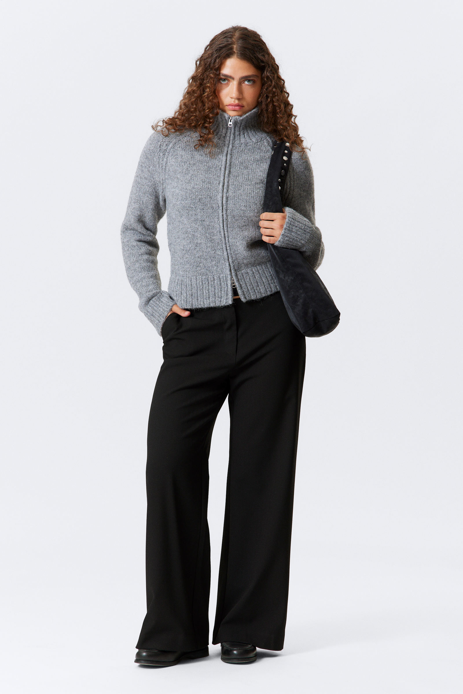 RELAXED LOW WAIST SUIT TROUSERS RELAXED LOW WAIST SUIT TROUSERS von Weekday