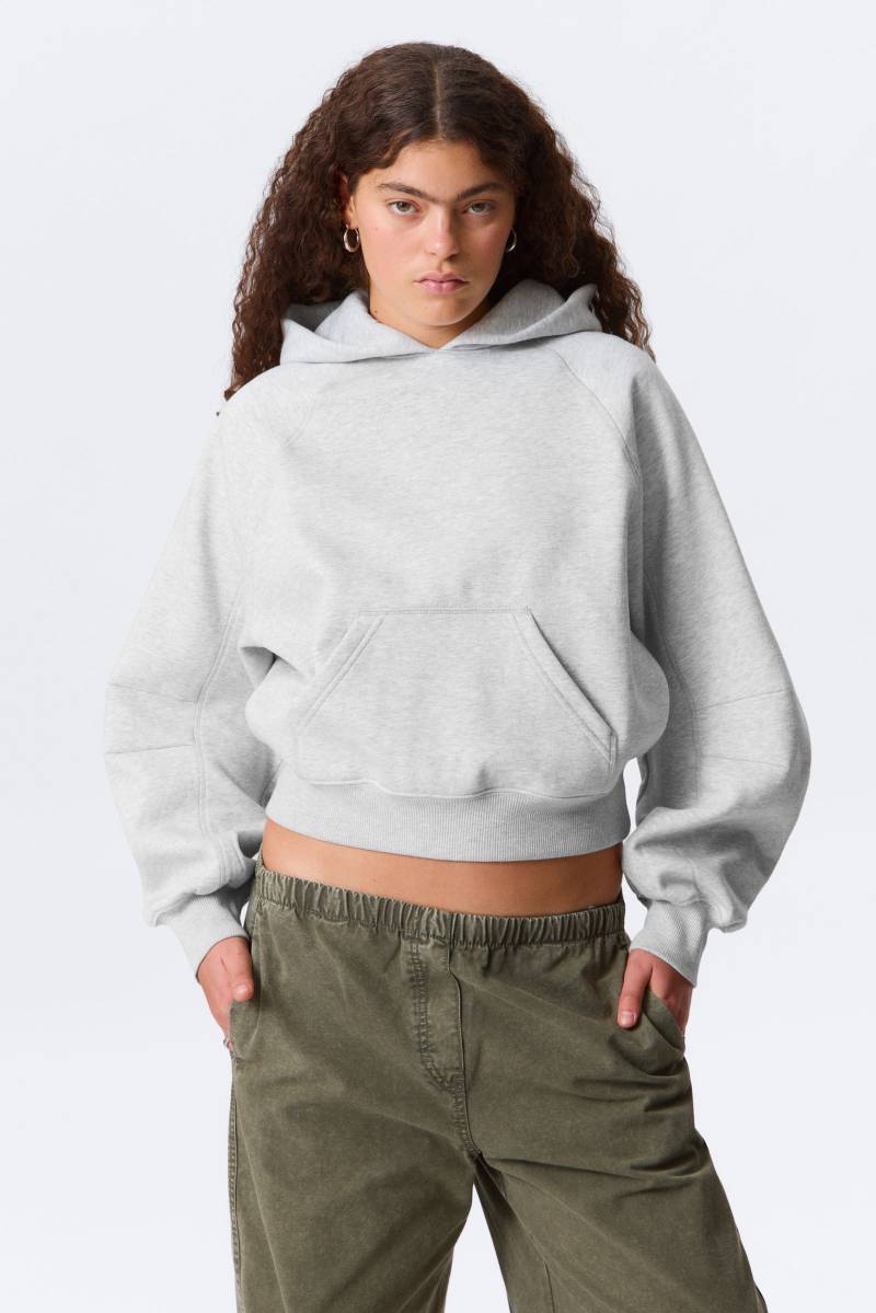 Raglan-Sleeved Boxy Hoodie Raglan-Sleeved Boxy Hoodie von Weekday