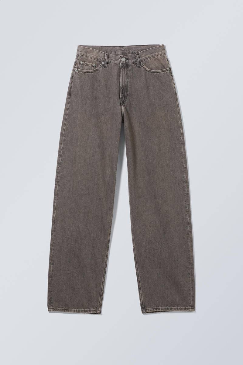 Rail Mid Rise Loose Wide Leg Jeans von Weekday