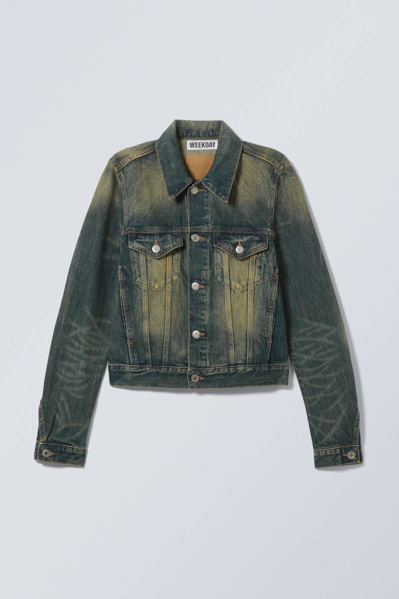 Regular Fit Denim Trucker Jacket von Weekday