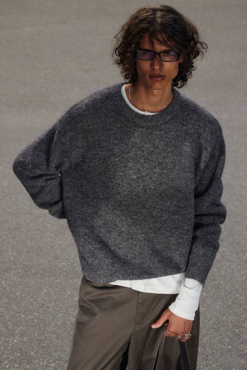 Regular Knitted Wool-Blend Sweater von Weekday