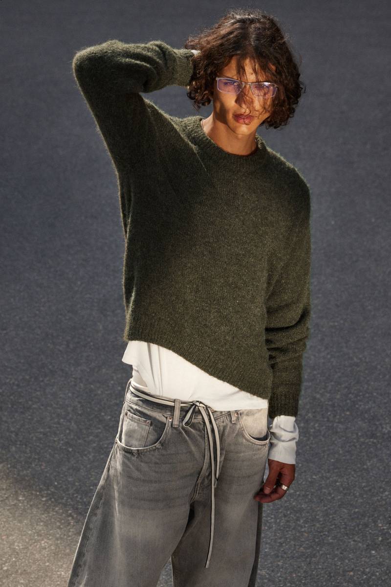 Regular Knitted Wool-Blend Sweater von Weekday