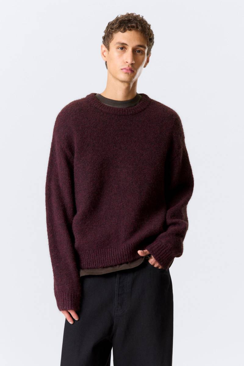 Regular Knitted Wool-Blend Sweater von Weekday