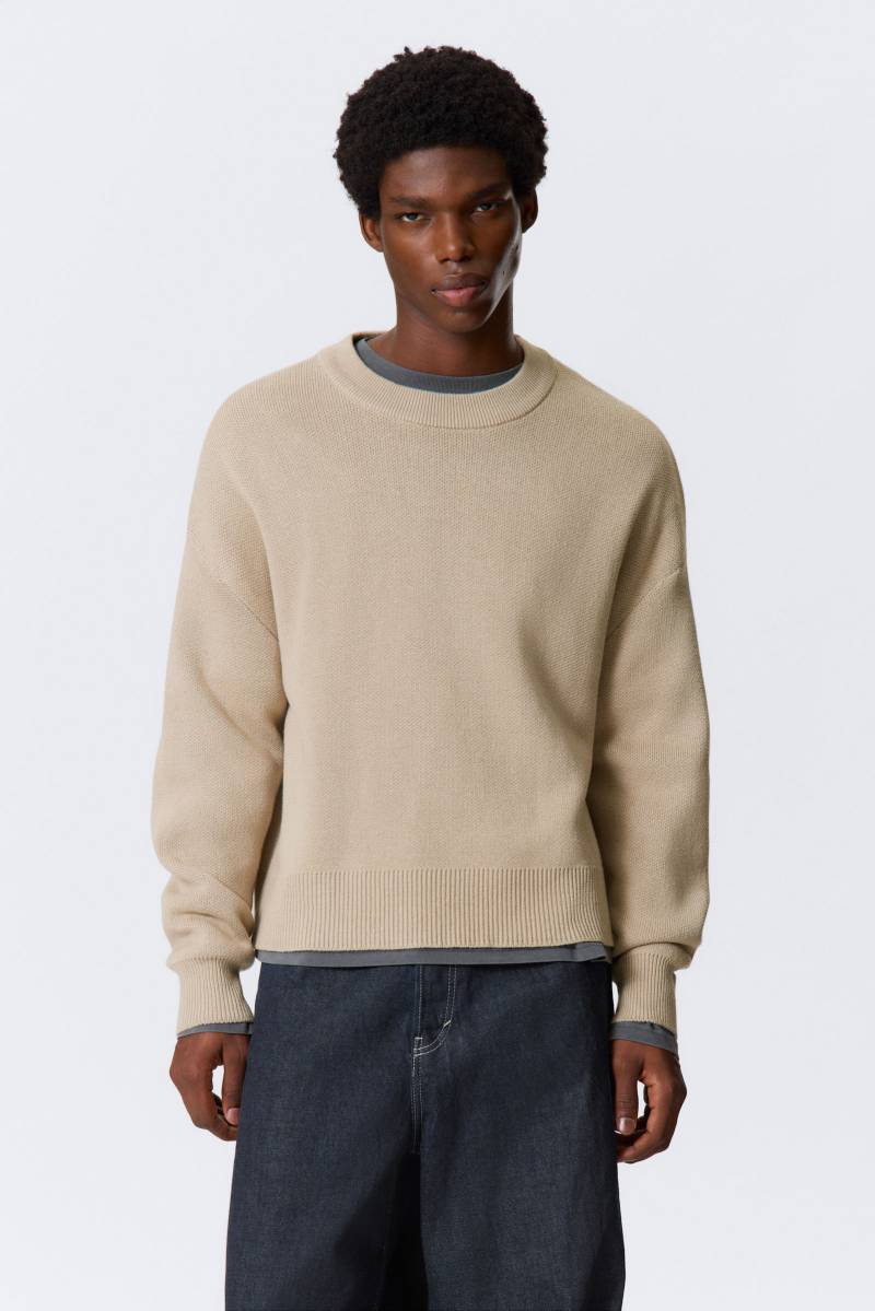 Relaxed Boxy Knitted Sweater von Weekday