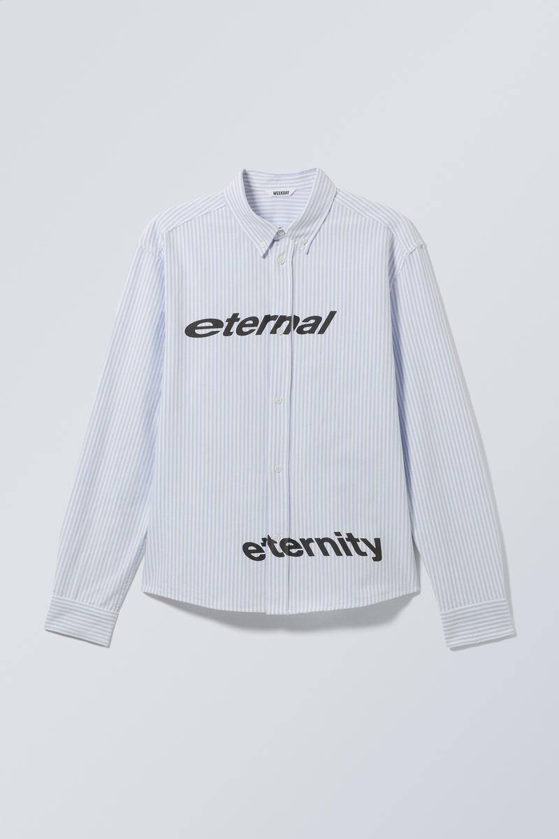 Relaxed Button Down Shirt von Weekday