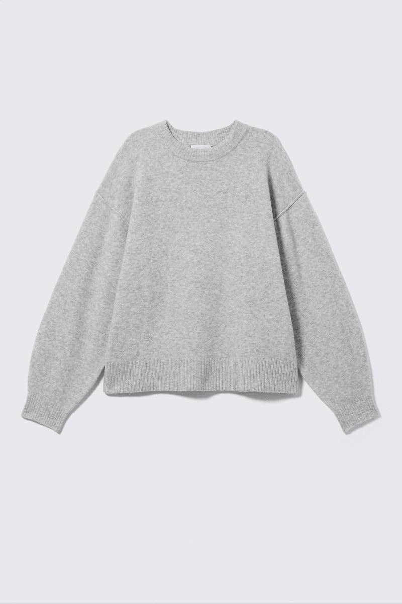 Relaxed Knitted Sweater von Weekday