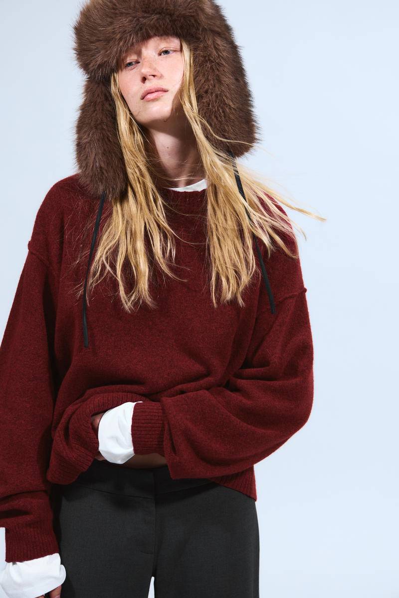 Relaxed Knitted Sweater von Weekday