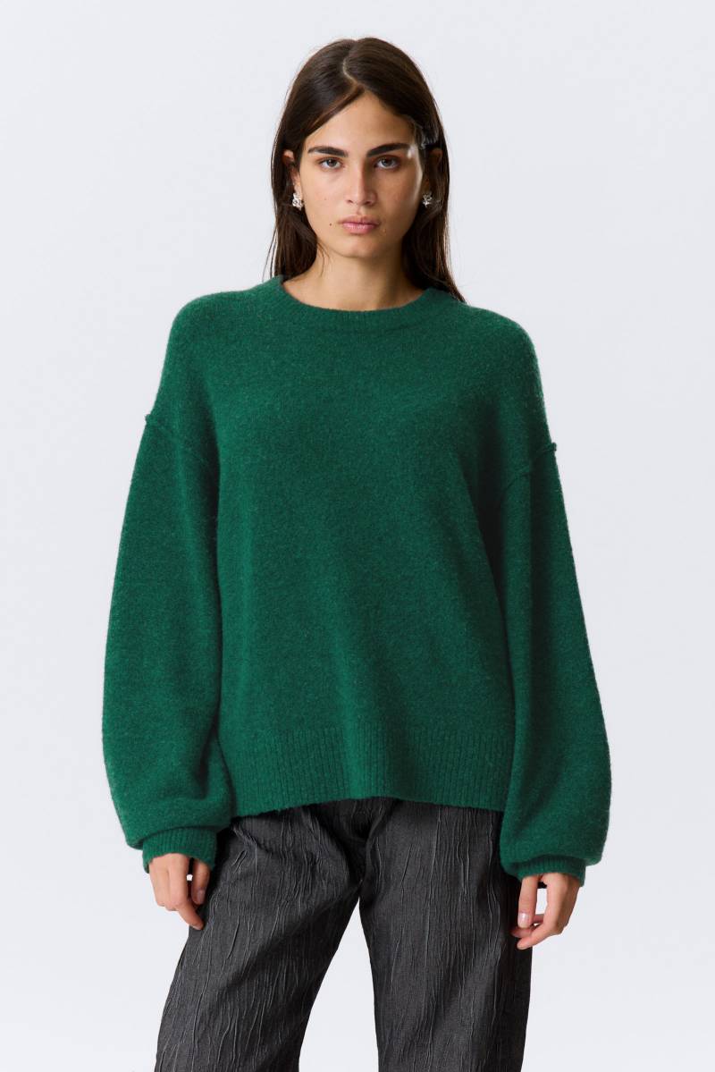 Relaxed Knitted Sweater von Weekday