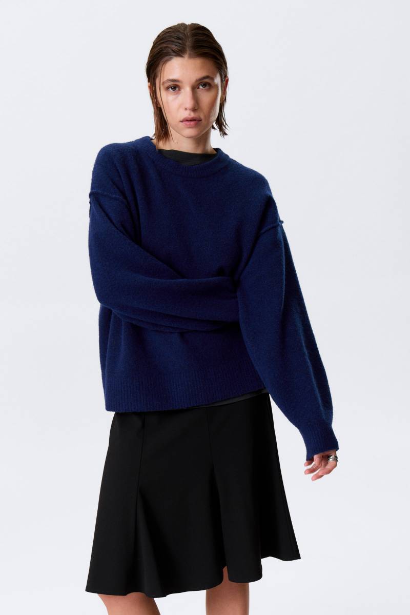 Relaxed Knitted Sweater von Weekday