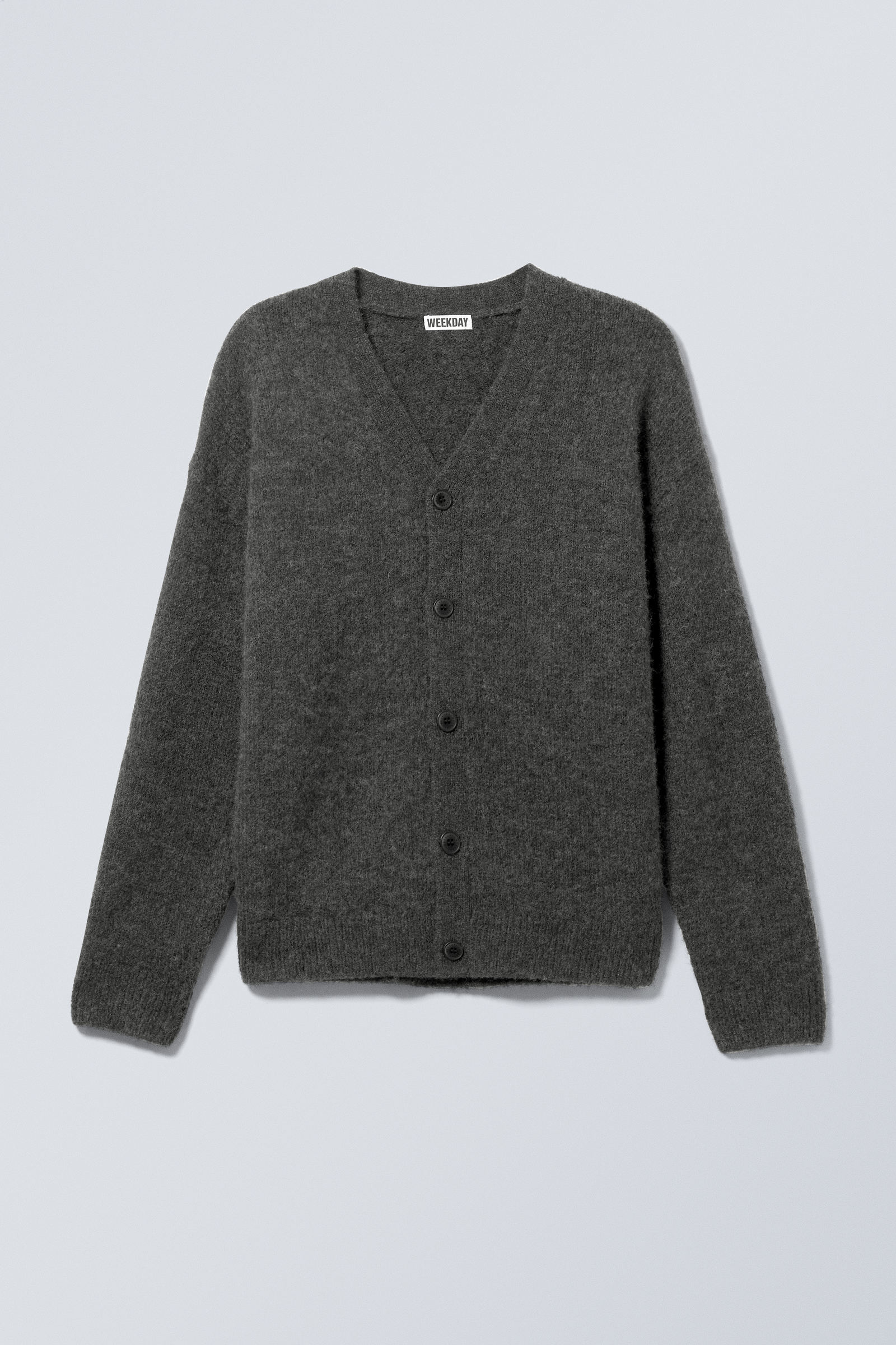 Relaxed Knitted Wool-Blend Cardigan Relaxed Knitted Wool-Blend Cardigan von Weekday