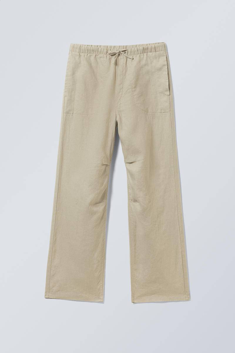 Relaxed Linen Trousers von Weekday