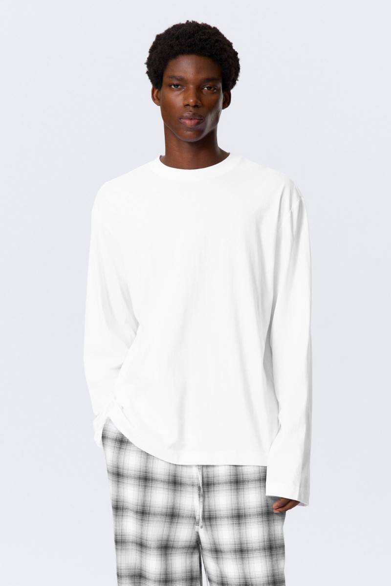 Relaxed Long-Sleeved Pyjama T-shirt von Weekday
