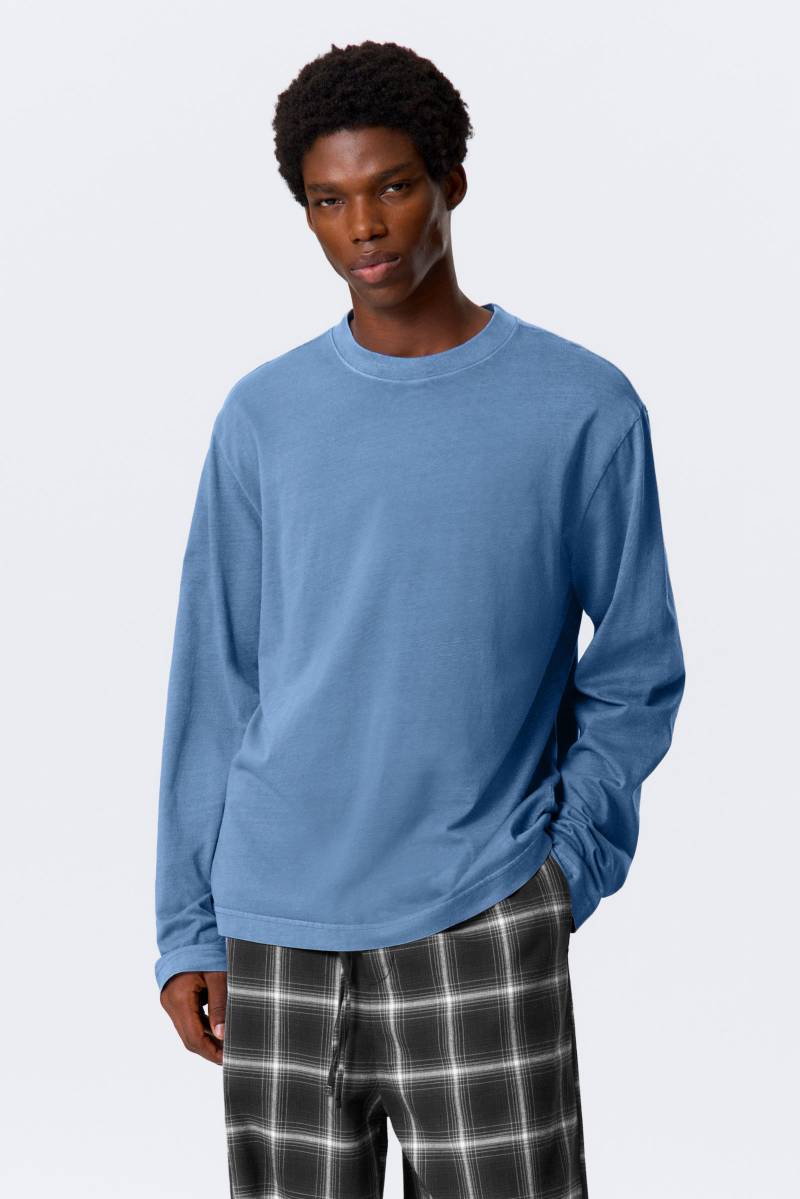 Relaxed Long-Sleeved Pyjama T-shirt von Weekday