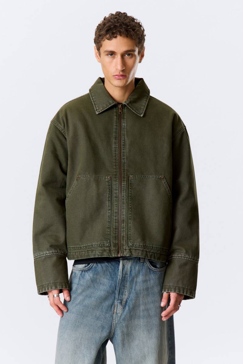 Relaxed Washed Utility Jacket von Weekday