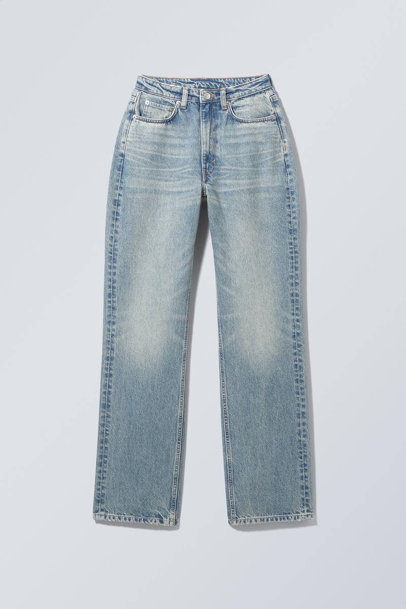Resolute Curve High Waisted Regular Straight Jeans von Weekday