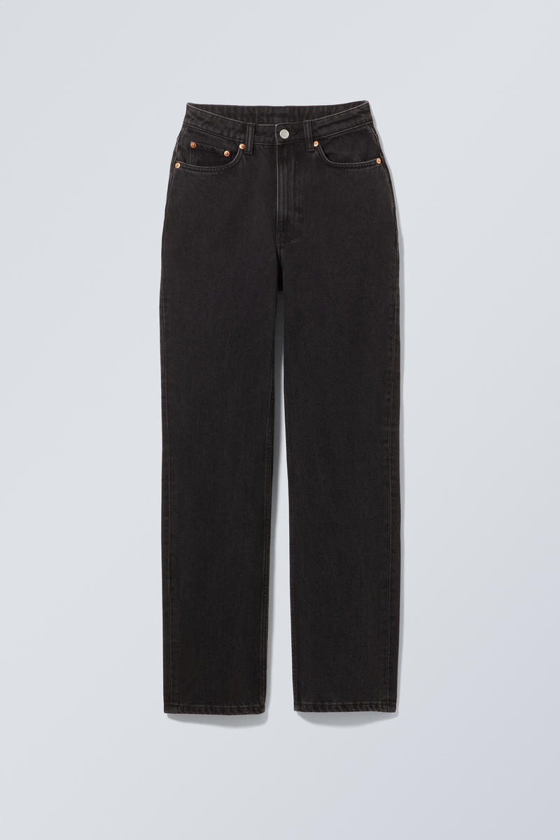 Resolute Curve High Waisted Regular Straight Jeans von Weekday