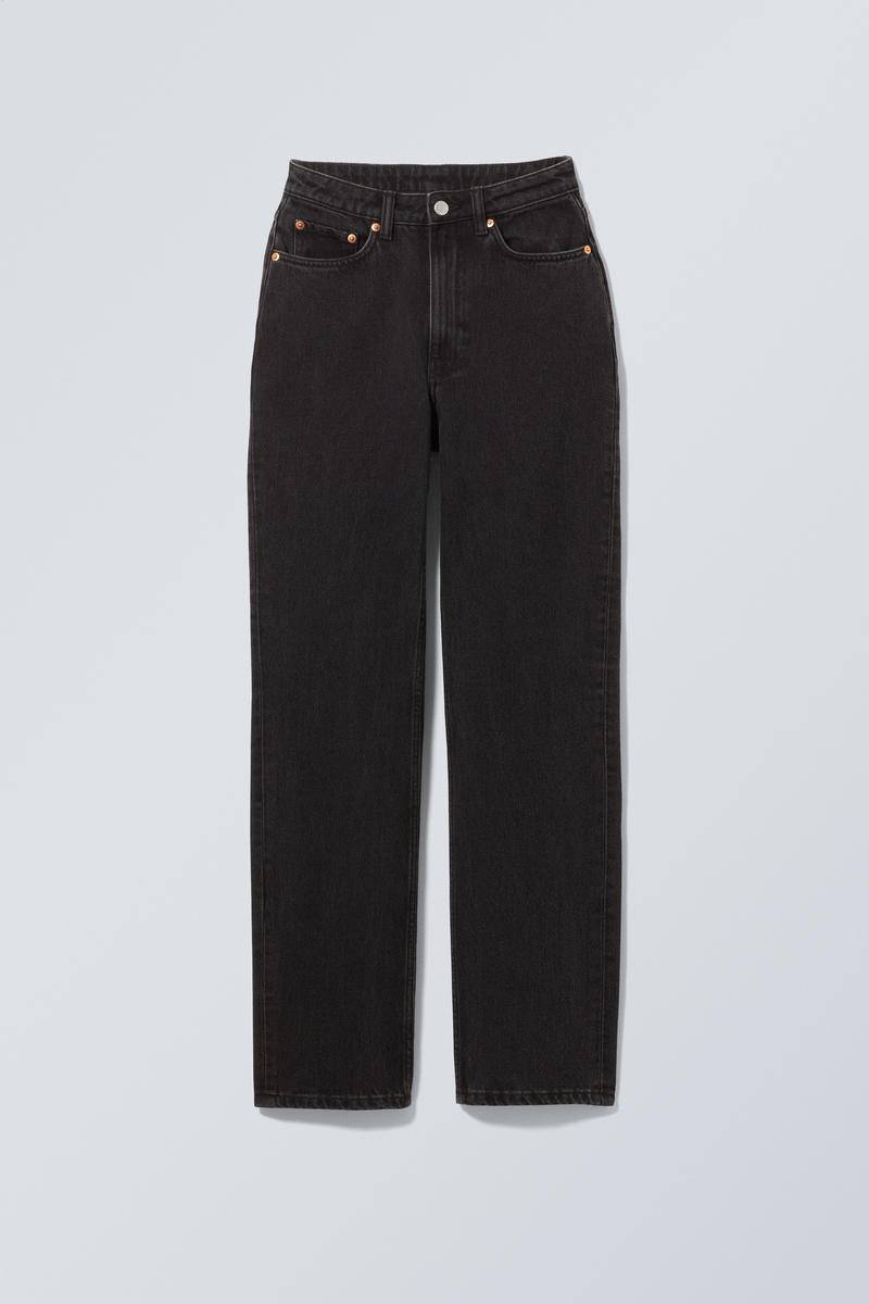 Resolute Curve High Waisted Regular Straight Jeans von Weekday