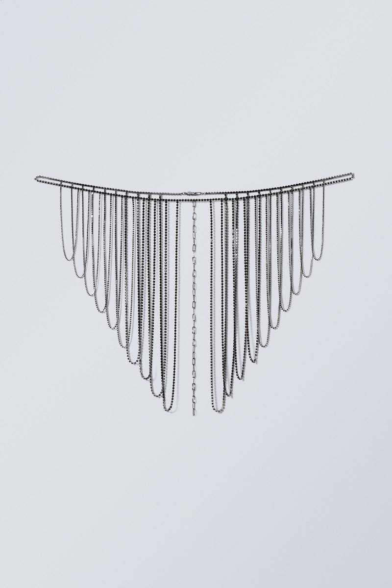 Rhinestone Fringe Bikini Shoulder Piece Rhinestone Fringe Bikini Shoulder Piece von Weekday