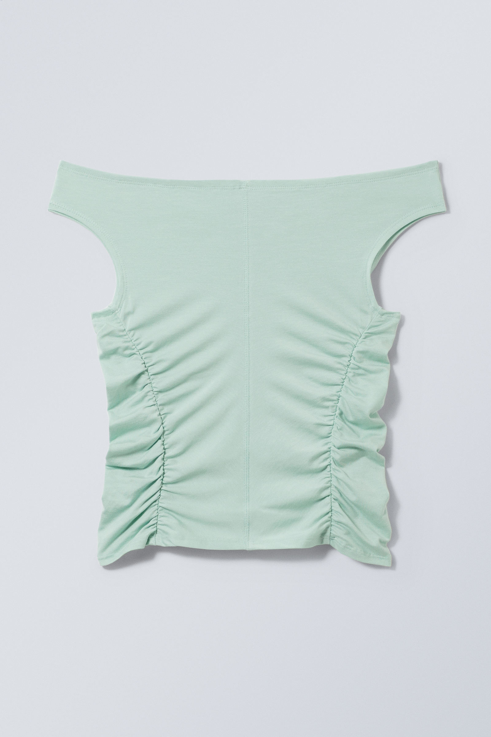 Ruched Off Shoulder Top von Weekday