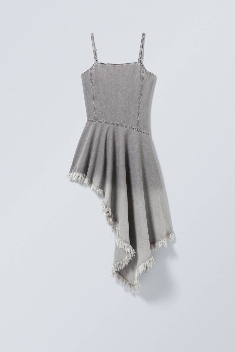 Short Asymmetric Denim Dress von Weekday