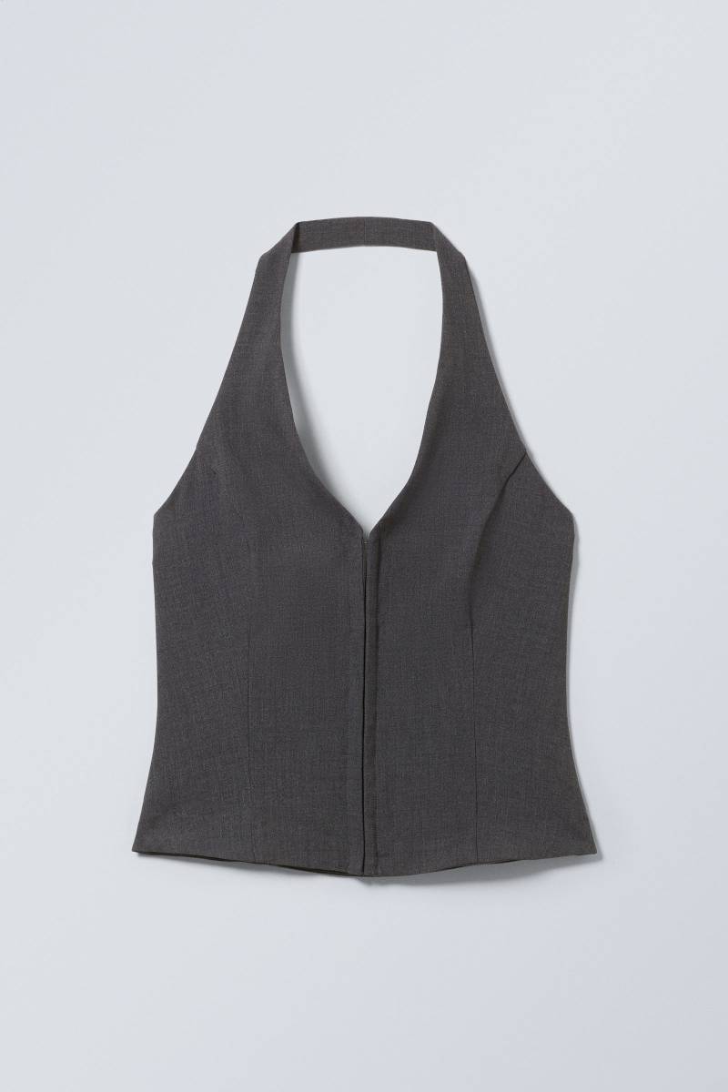 Short Halterneck Top von Weekday
