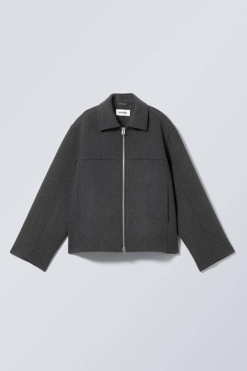 Short Wool Blend Jacket von Weekday
