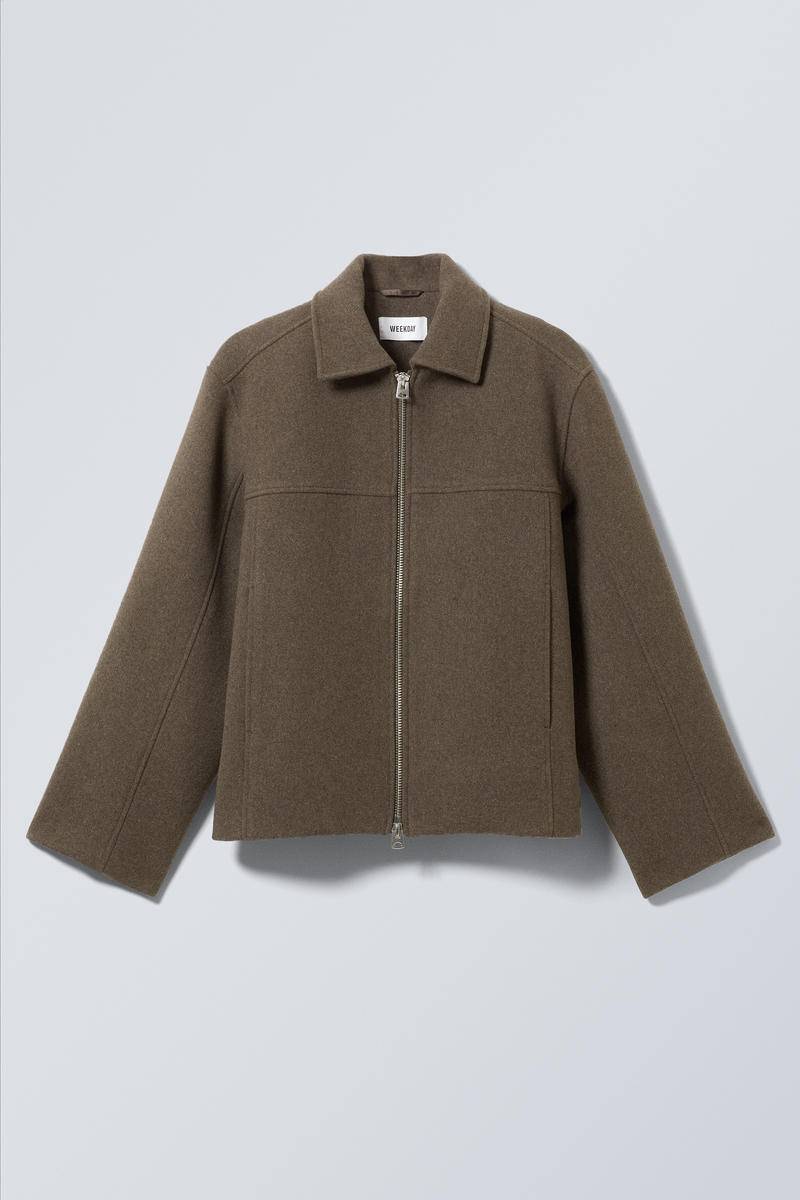 Short Wool Blend Jacket von Weekday