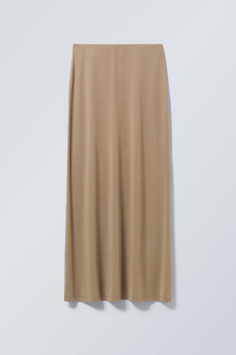 Signe Drapy Maxi Skirt von Weekday