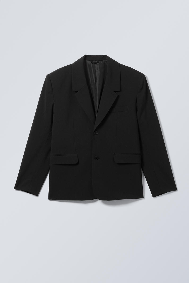 Single-Breasted Relaxed Tailored Blazer von Weekday