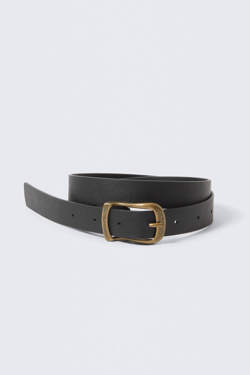 Slim Faux Leather Belt von Weekday