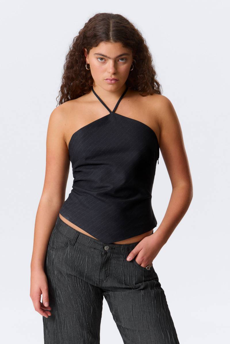 Slim Fit Halter Top von Weekday