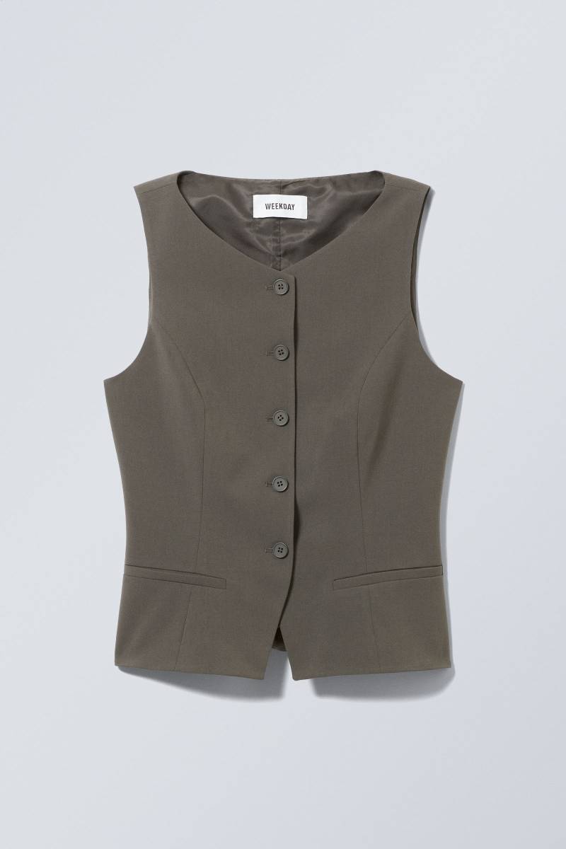 Slim Suiting Waistcoat von Weekday
