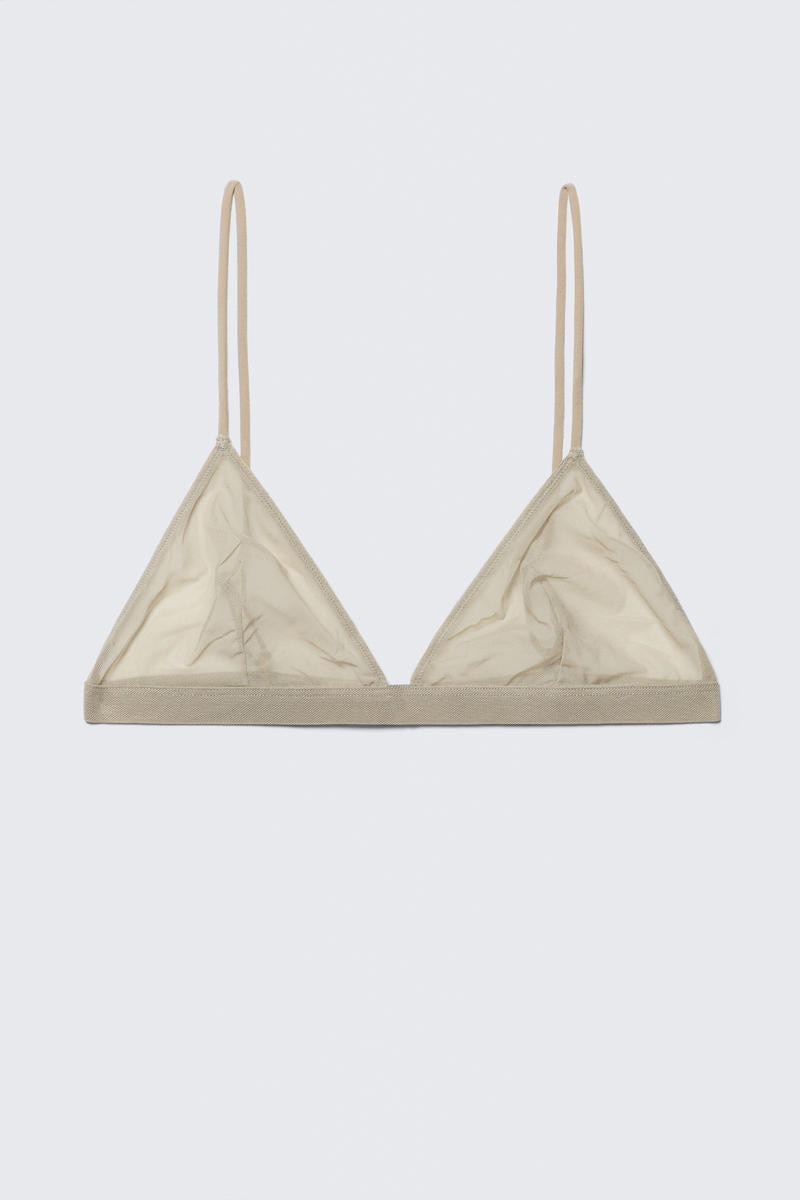 Soft Mesh Triangle Bra von Weekday