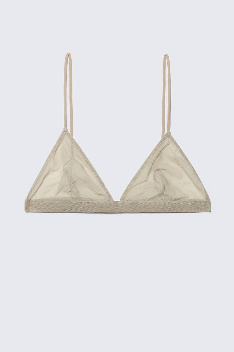 Soft Mesh Triangle Bra von Weekday