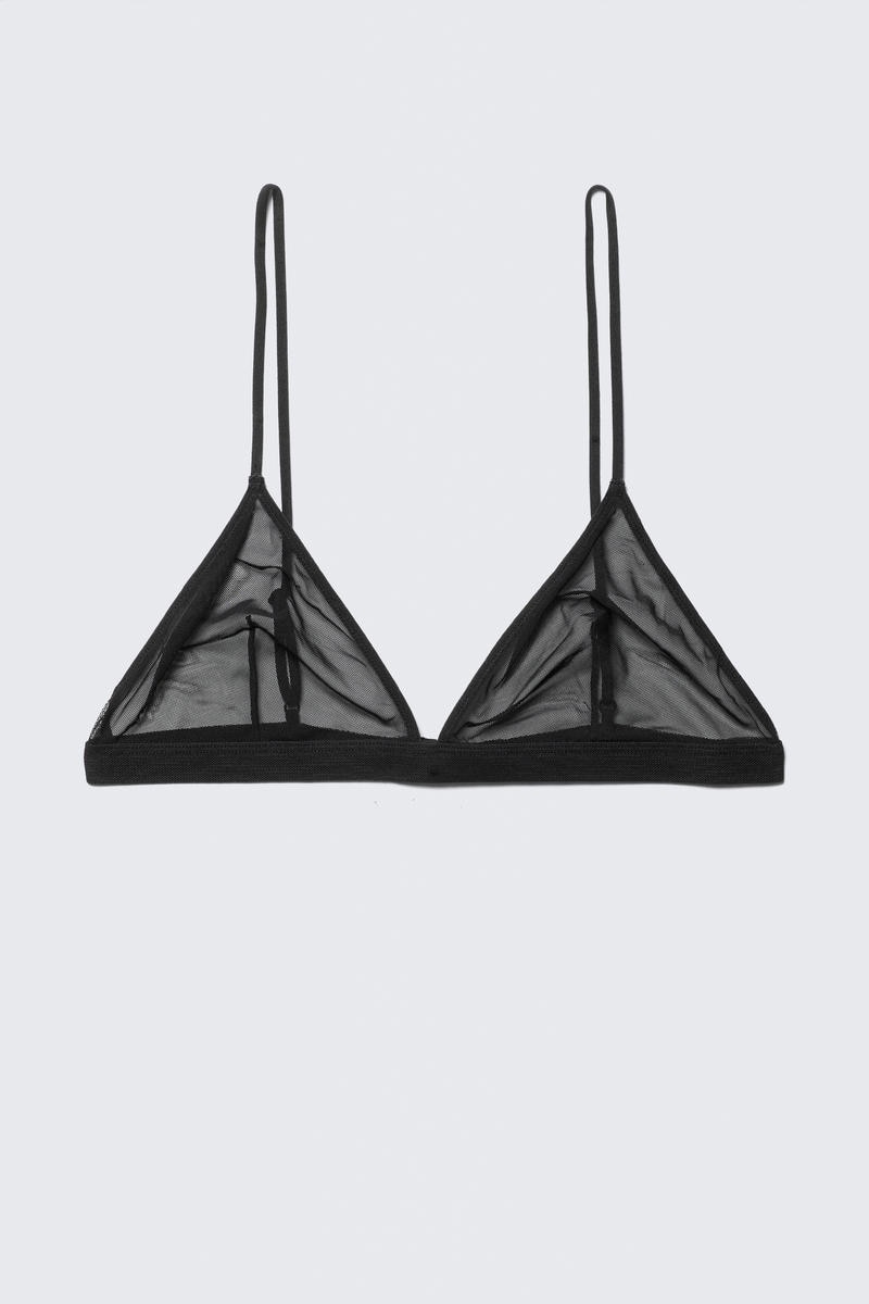 Soft Mesh Triangle Bra von Weekday
