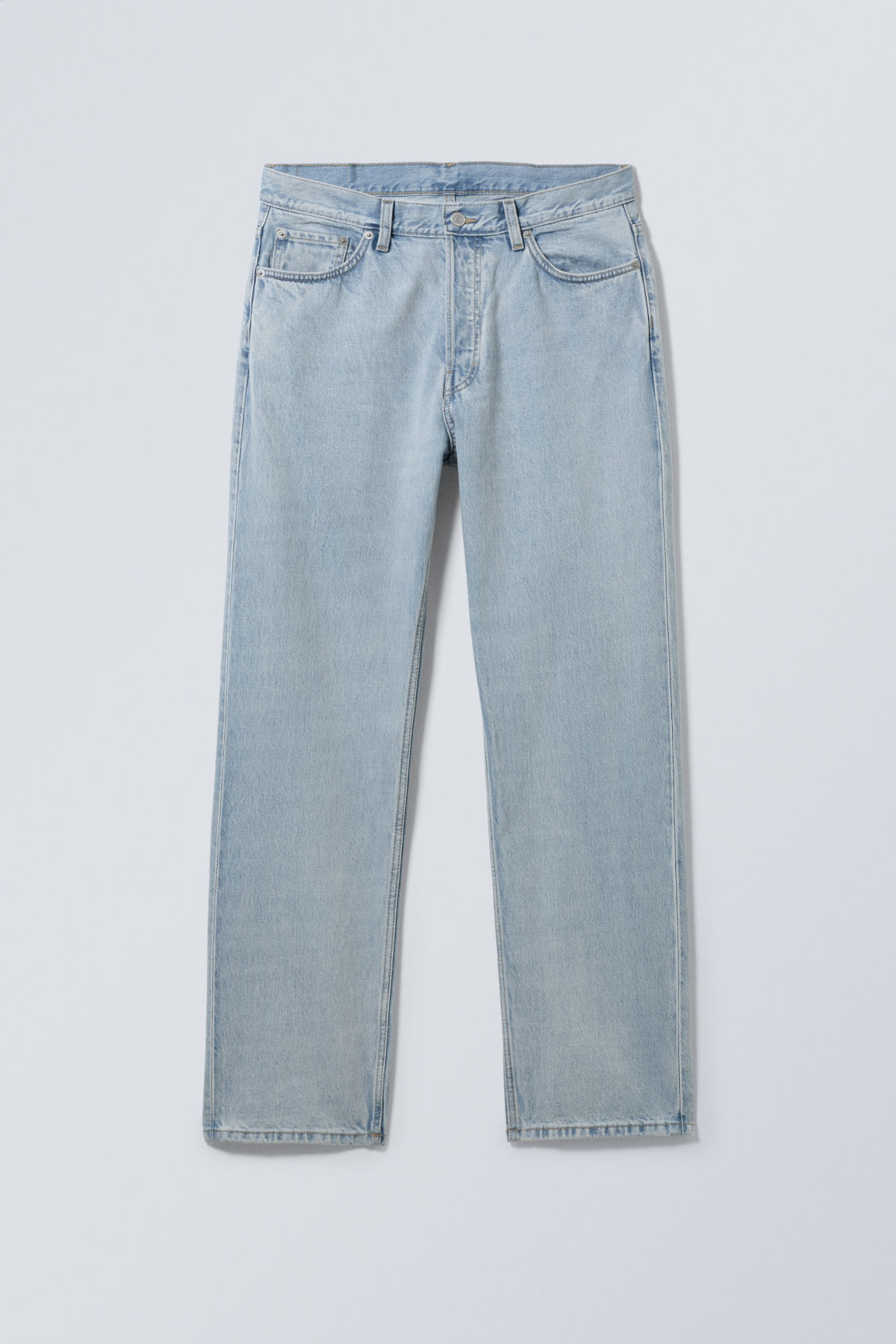 Space Relaxed Straight Jeans - Blue von Weekday