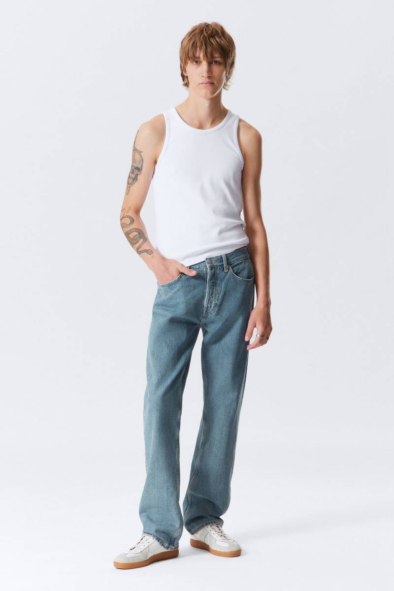Space Relaxed Straight Leg Jeans von Weekday