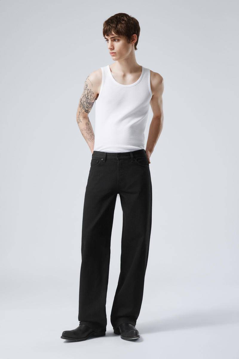 Sphere Low Rise Loose Straight Leg Jeans von Weekday