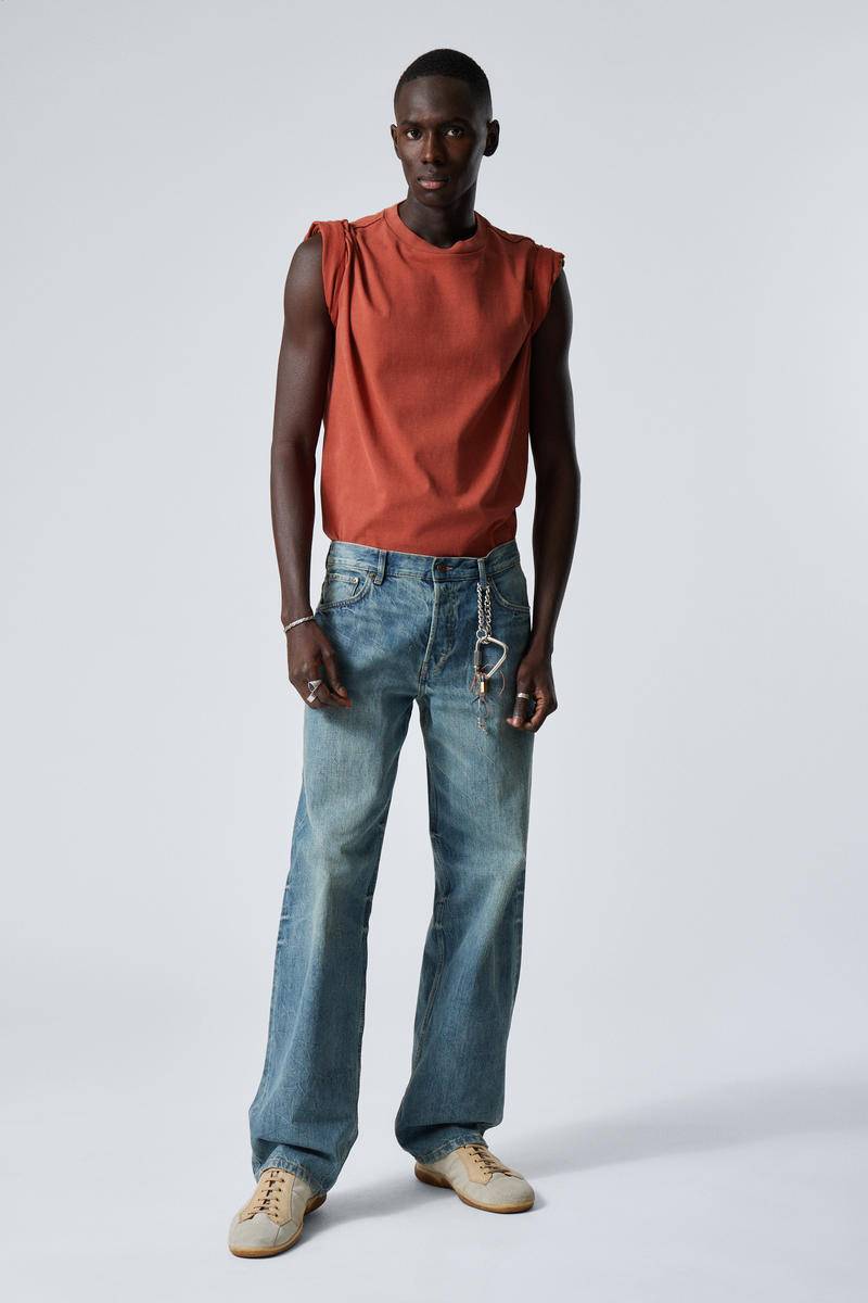 Sphere Low Rise Loose Straight Leg Jeans von Weekday