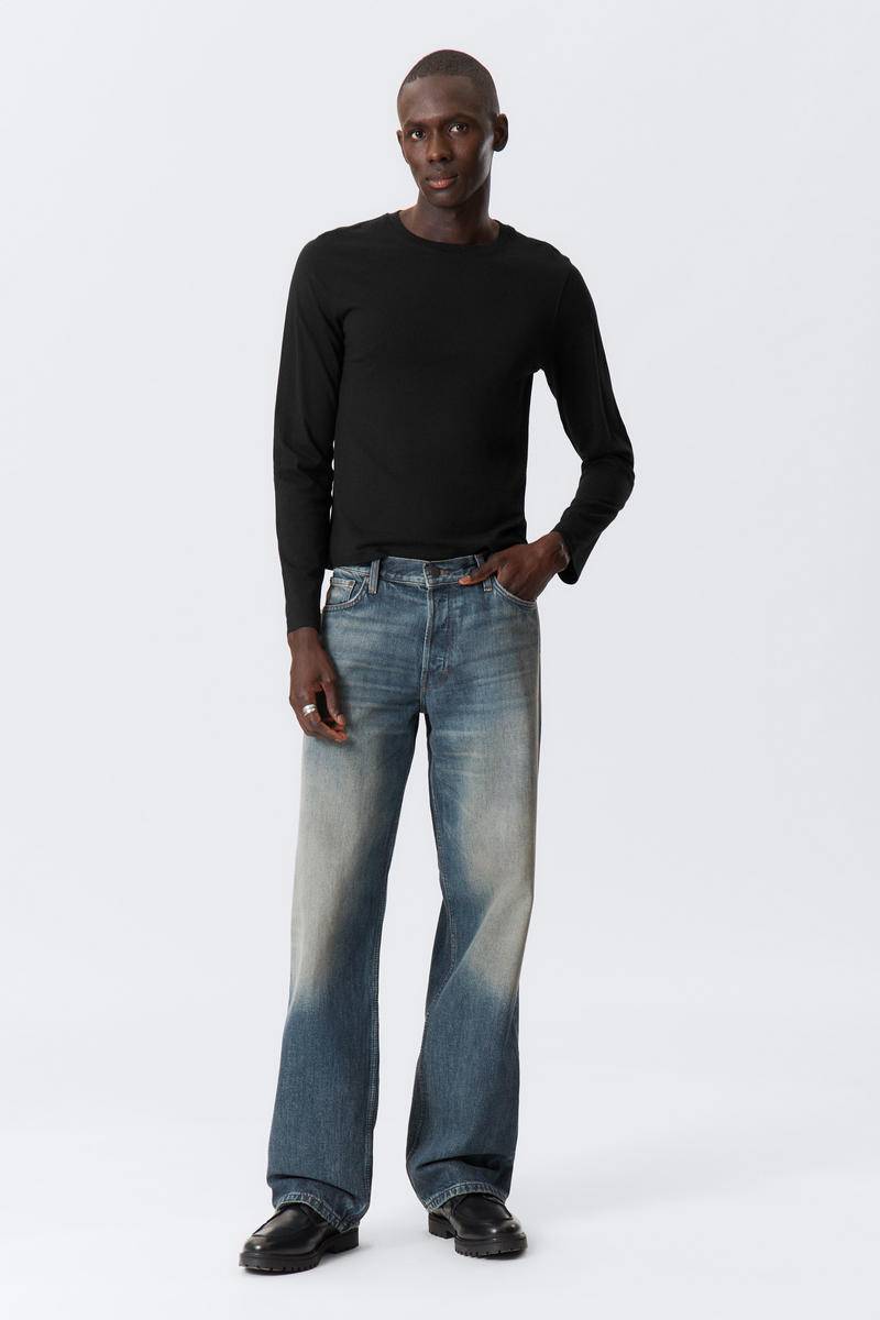 Sphere Low Rise Loose Straight Leg Jeans von Weekday
